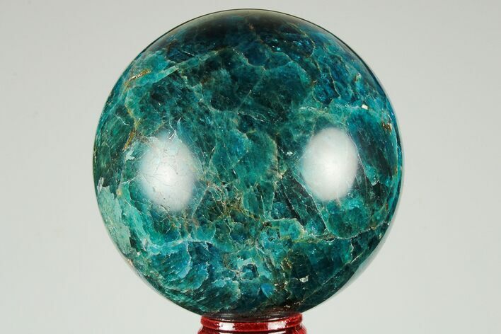 Bright Blue Apatite Sphere - Madagascar #191454